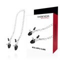 DARKNESS - PINCES À TÉTONS RÉGLABLES EN MÉTAL