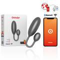 ONINDER - DENVER OEUF VIBRANT NOIR 7 X 2.7 CM - APPLICATION GRATUITE