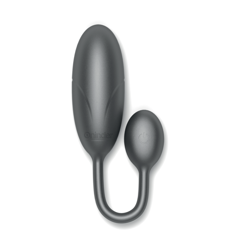 ONINDER - DENVER OEUF VIBRANT NOIR 7 X 2.7 CM - APPLICATION GRATUITE