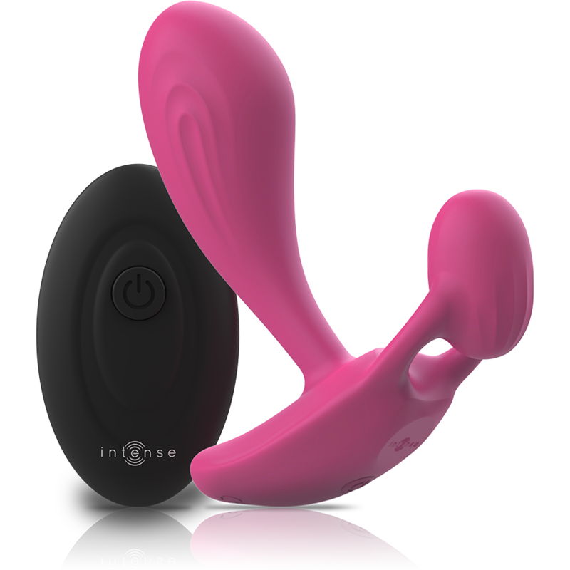 INTENSE - SHELLY DUO ANAL-PÉRINÉE , VAGINAL-CLITORIS TÉLÉCOMMANDÉ ROSE