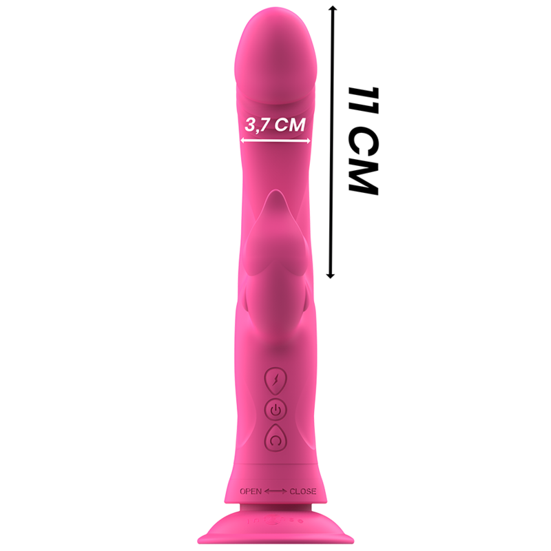 INTENSE - JULY RABBIT VIBRATOR PINK SILICONE