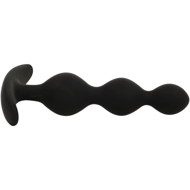 BLACK&SILVER - RUPERT CHAIN ​​ANAL BEADS 10 CM