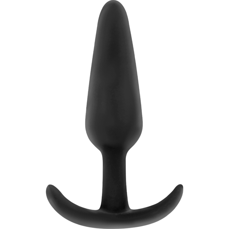 BLACK&SILVER - HANSEL PLUG ANAL EN SILICONE AVEC ANNEAU PETIT