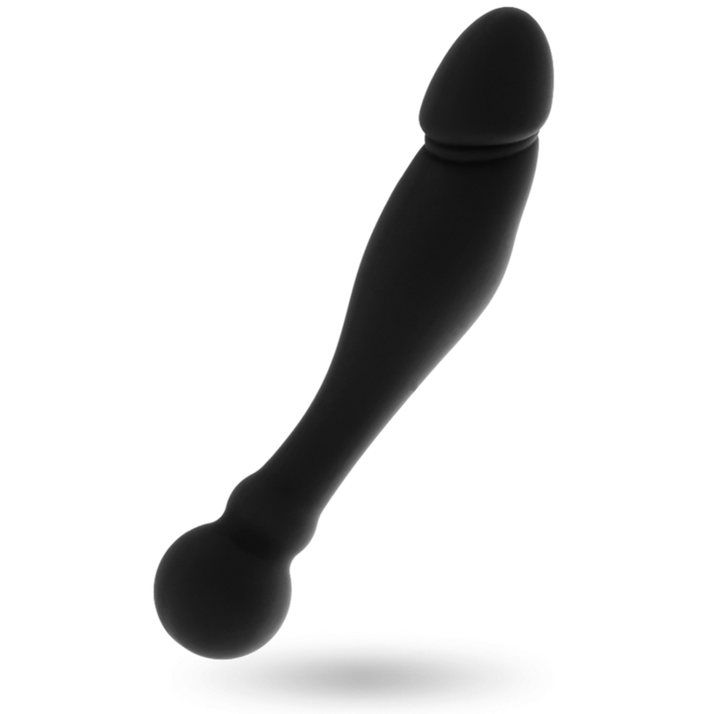 BLACK&SILVER - KARL G-SPOT STIMULATOR DILDO 18 CM