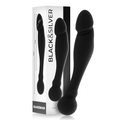 BLACK&SILVER - KARL G-SPOT STIMULATOR DILDO 18 CM