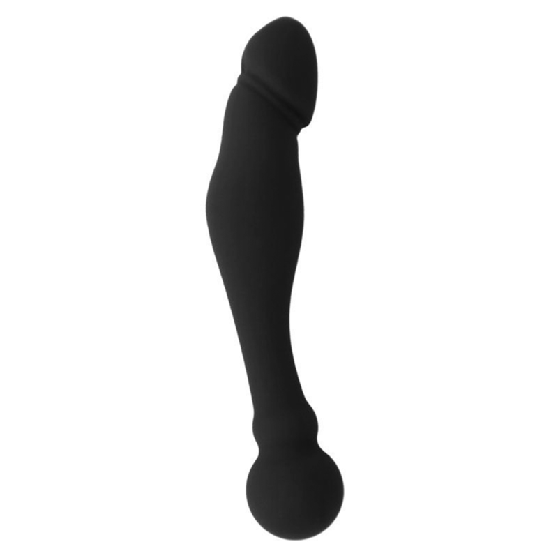 BLACK&SILVER - KARL G-SPOT STIMULATOR DILDO 18 CM