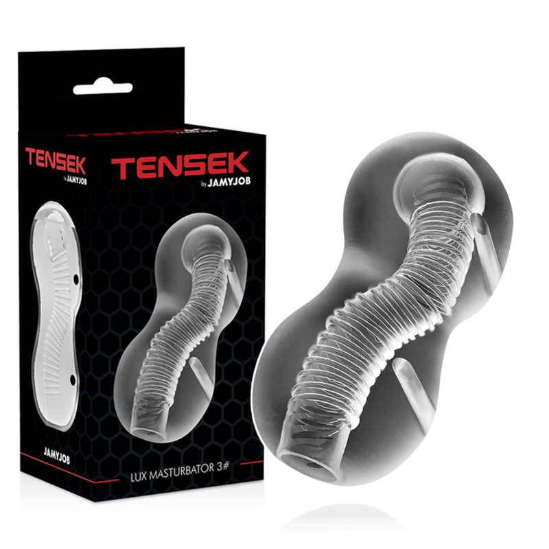 JAMYJOB - MASTURBATEUR EXTRÊME TENSEK 3 TRANSPARENT