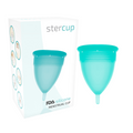 STERCUP - COUPE MENSTRUELLE FDA SILICONE AIGUE-MARINE - TAILLE S