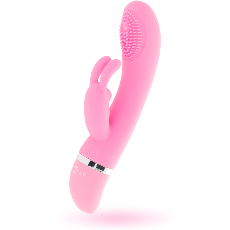INTENSE - SUSY VIBRADOR OSCILLANT SILICONE RABBIT ROSE