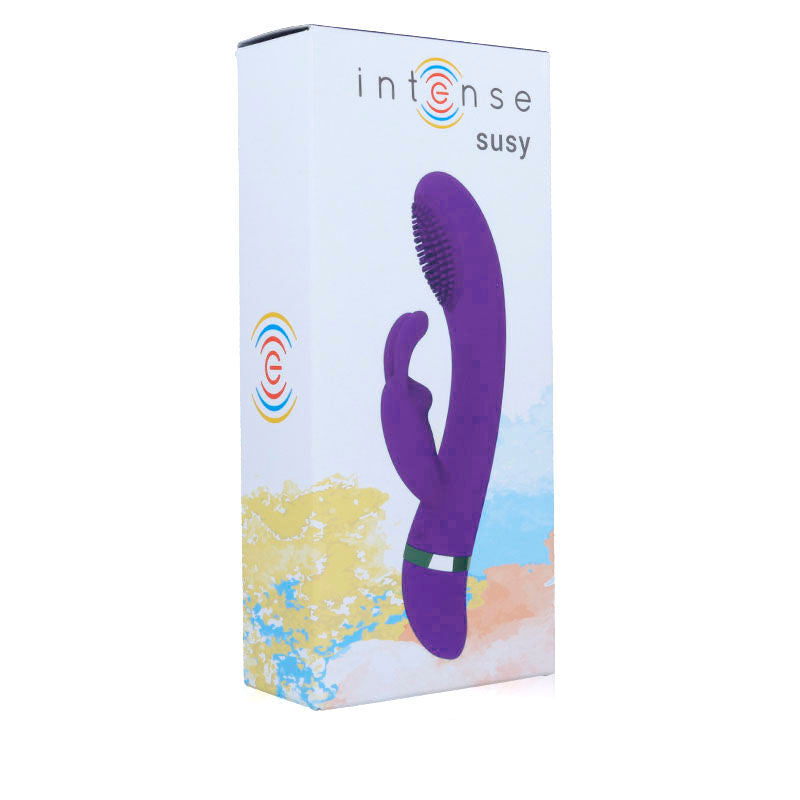INTENSE - SUSY OSCILLATING SILICONE RABBIT LILAC VIBRATOR