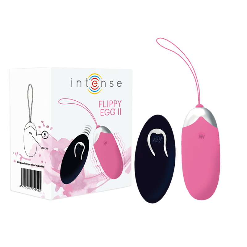 INTENSE - FLIPPY II ŒUF RECHARGEABLE TÉLÉCOMMANDÉ ROSE