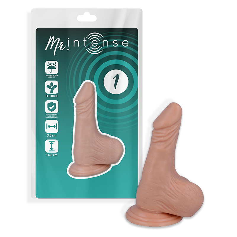 MR INTENSE - 1 PÉNIS RÉALISTE 14,6 CM -Ø- 3,5 CM