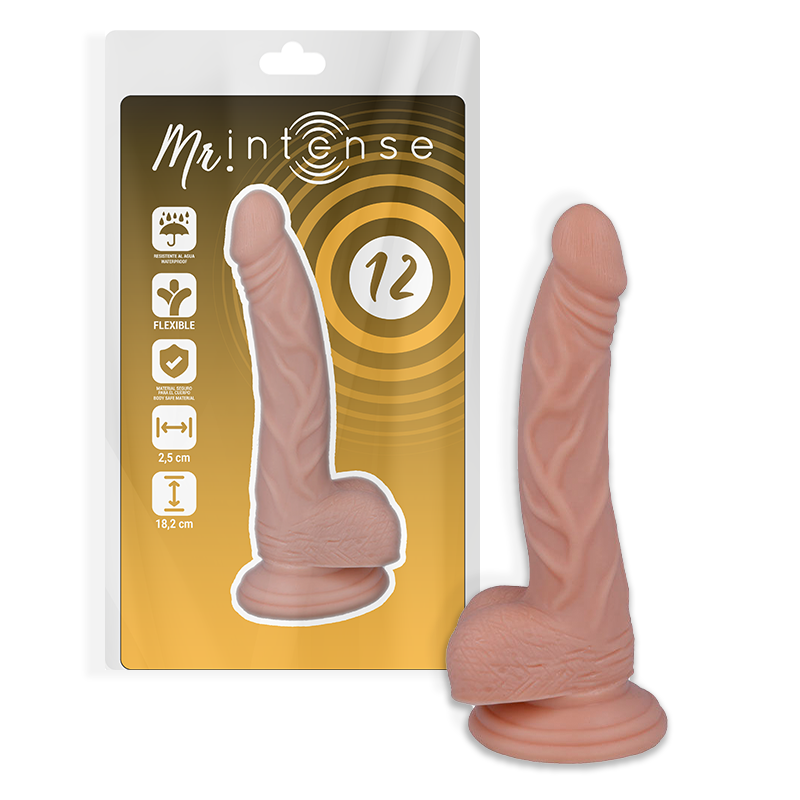 MR INTENSE - PÉNIS RÉALISTE 12 DE 18,2 CM -Ø- 2,5 CM