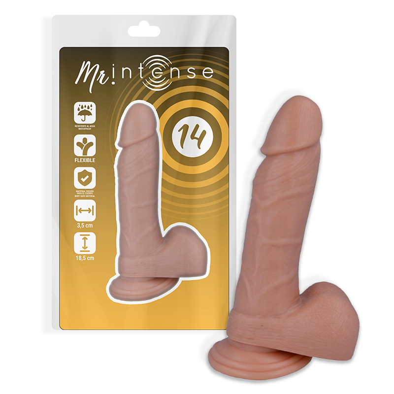 MR INTENSE - PÉNIS RÉALISTE DE 18,5 CM -O- 3,8 CM