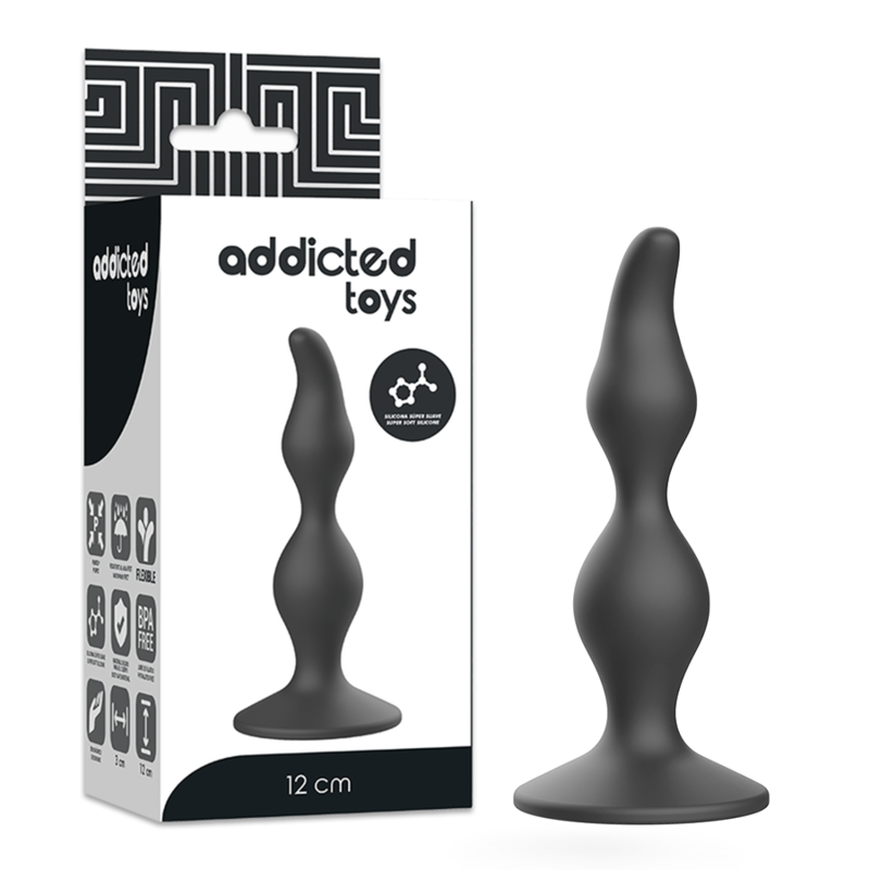ADDICTED TOYS - PLUG ANAL 12 CM NOIR