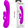 PRETTY LOVE - VIBREUR SINCÈRE ET STIMULATEUR CLITORIDIEN EN SILICONE VIOLET