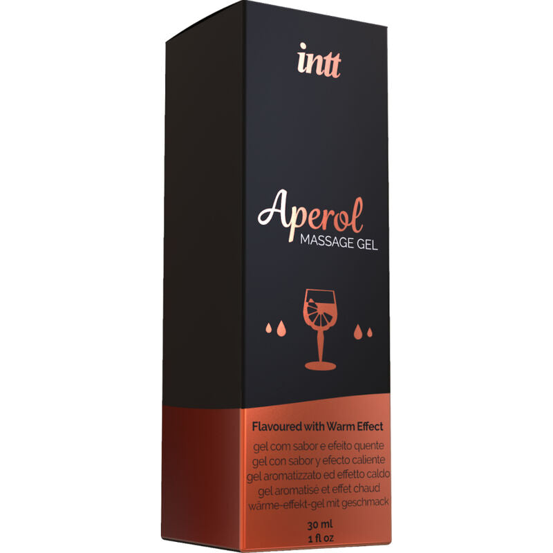 MASSAGE & ORAL SEX INTT - GEL DE MASSAGE APEROL EFFET CHAUD INTENSE