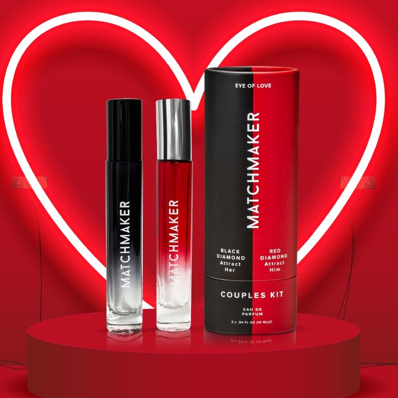 EYE OF LOVE - KIT DE PHÉROMONES POUR COUPLES MATCHMAKER 2 PIÈCES POUR ELLE ET LUI 20 ML