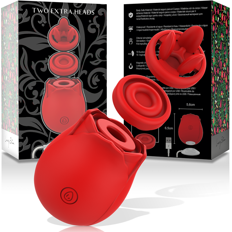 MIA - CLITORAL STIMULATOR WITH TWO HEADS 3 IN 1 DELUXE EDITION