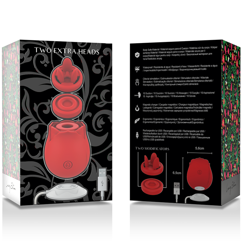 MIA - CLITORAL STIMULATOR WITH TWO HEADS 3 IN 1 DELUXE EDITION