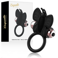 COQUETTE CHIC DESIRE - ANNEAU VIBRANT PAPILLON NOIR / OR