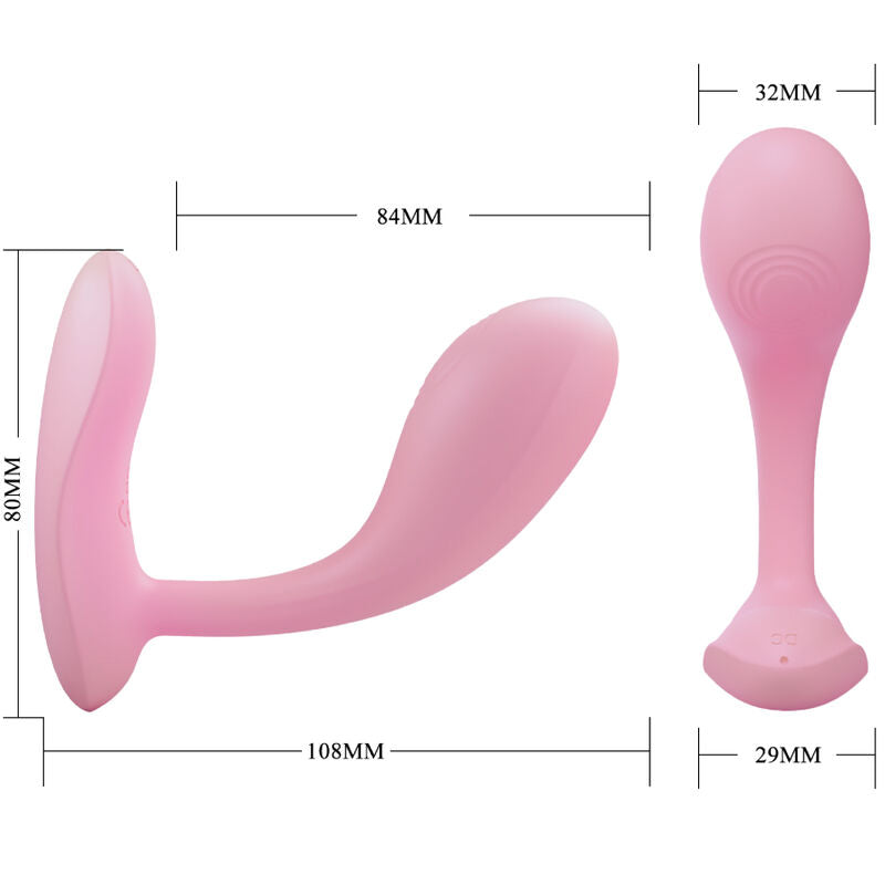 PRETTY LOVE - BAIRD POINT G 12 VIBRATIONS RECHARGEABLE ROSE APP