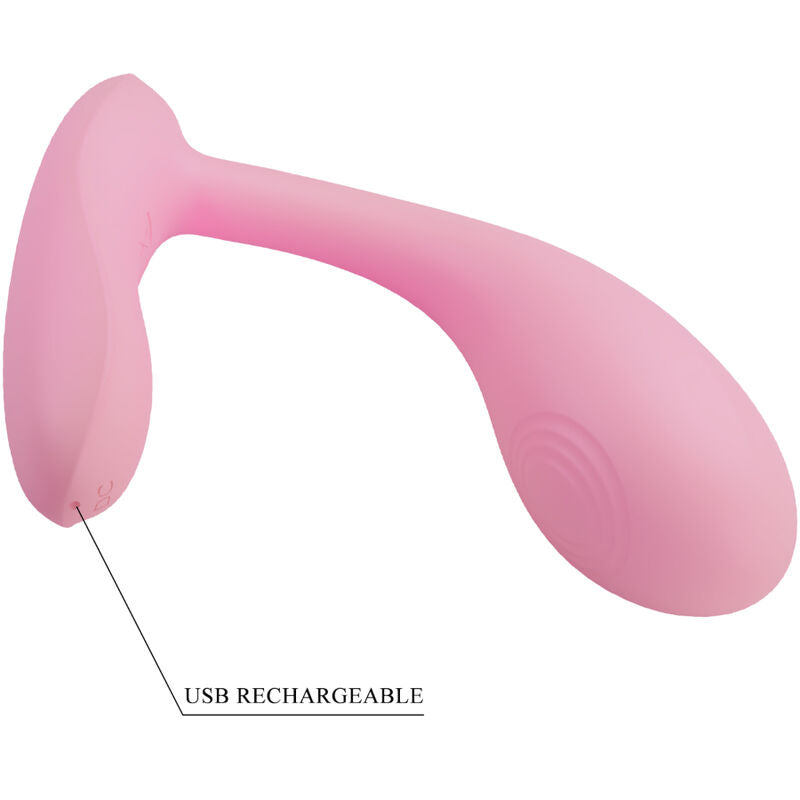 PRETTY LOVE - BAIRD POINT G 12 VIBRATIONS RECHARGEABLE ROSE APP