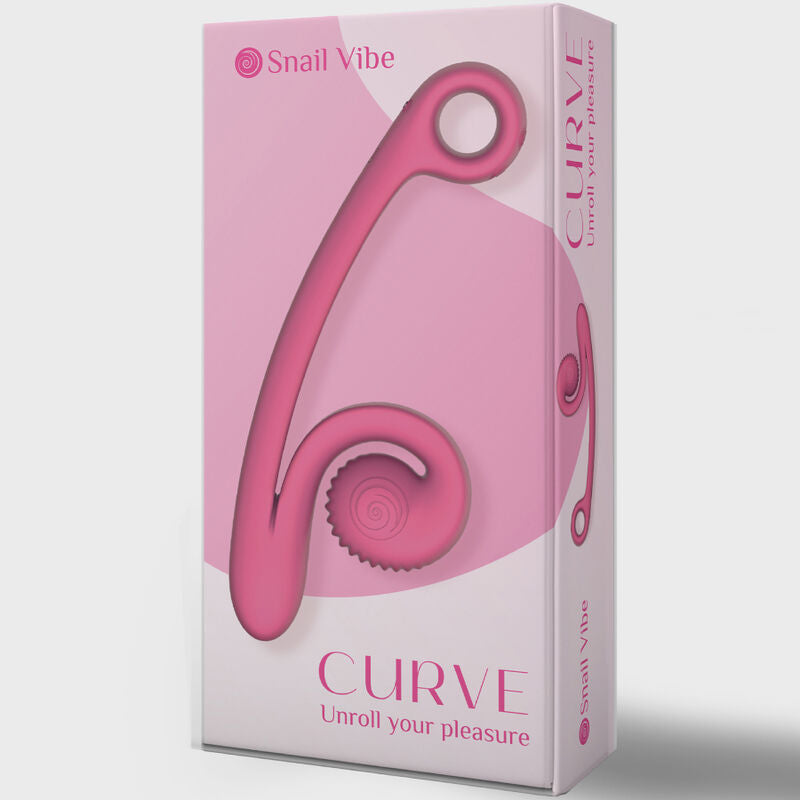 SNAIL VIBE - VIBRATEUR COURBÉ ROSE