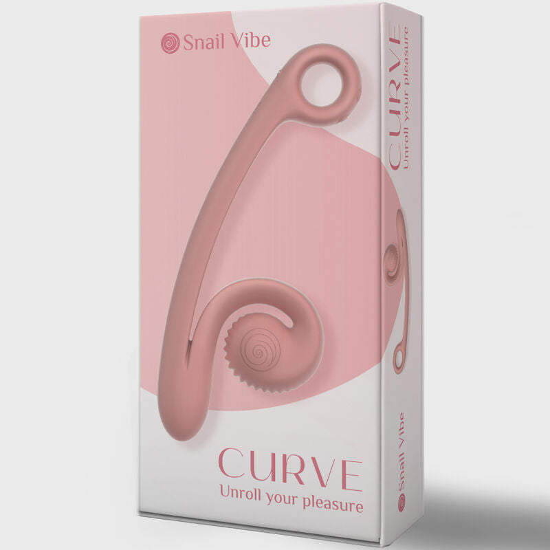 SNAIL VIBE - VIBROMASSEUR INCURVÉ ORANGE