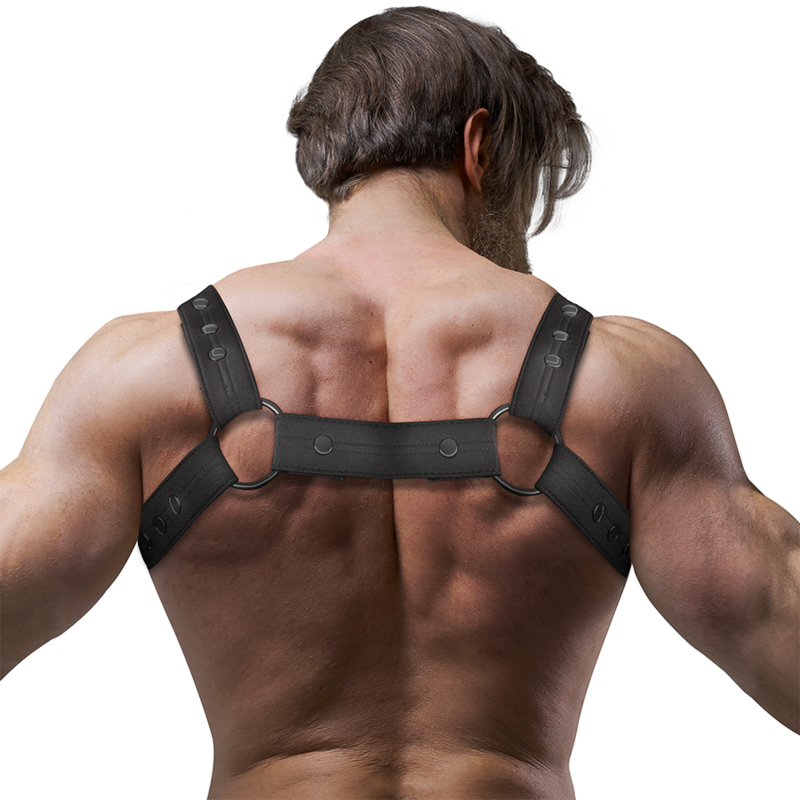 ATTITUDE FÉTICHE SOUMISE - HARNAIS DE SPORT AJUSTABLE EN NÉOPRÈNE POUR HOMME