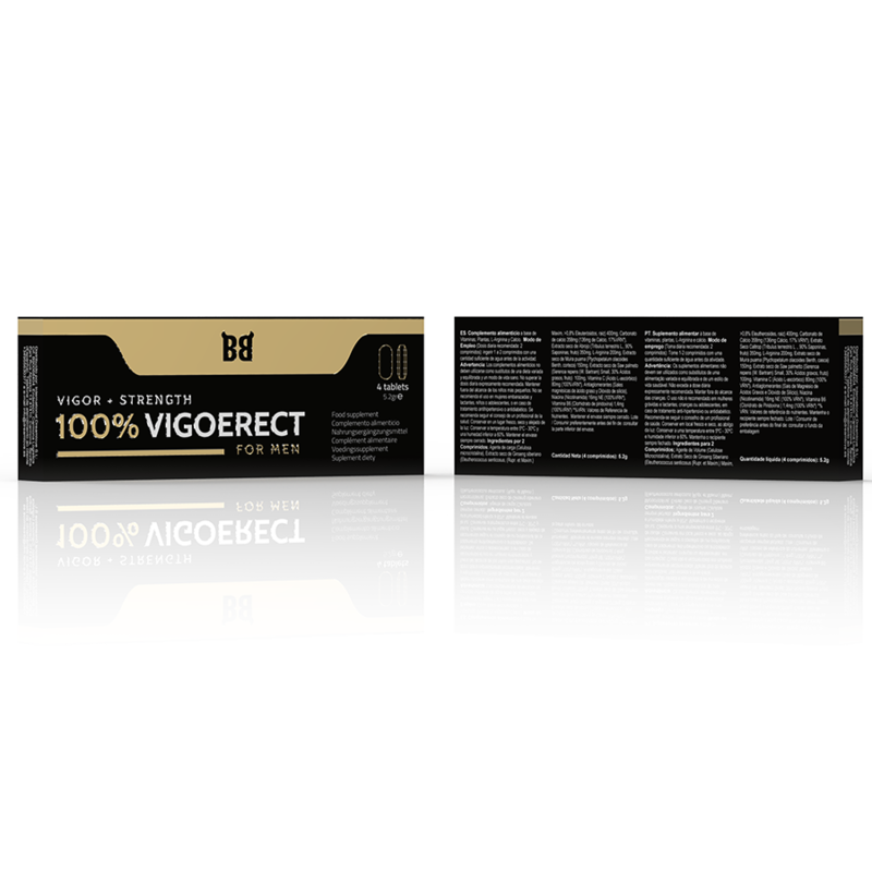 BLACK BULL - 100% VIGOERECT MEN'S ENHANCER 4 CAPSULES