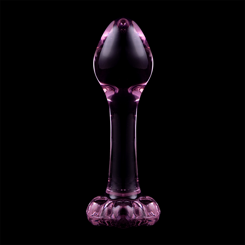SÉRIE NEBULA PAR IBIZA - MODÈLE 2 PLUGS CRISTAL ROSE 11 CM -O- 3.5 CM