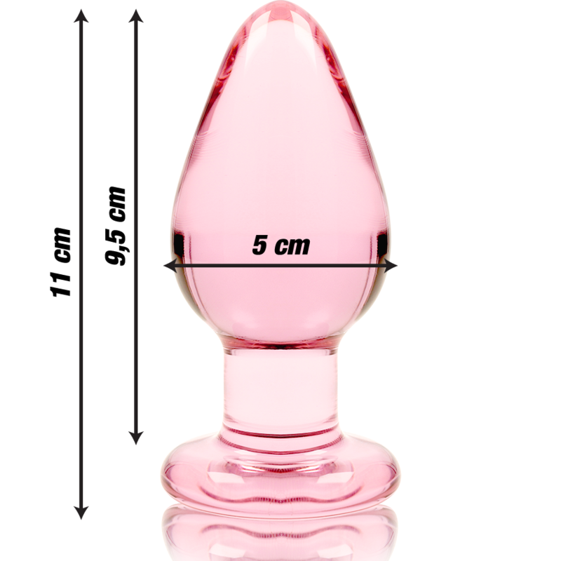 NEBULA SERIES BY IBIZA - MODÈLE 3 PRISES VERRE ROSE 11 CM -OU- 5 CM