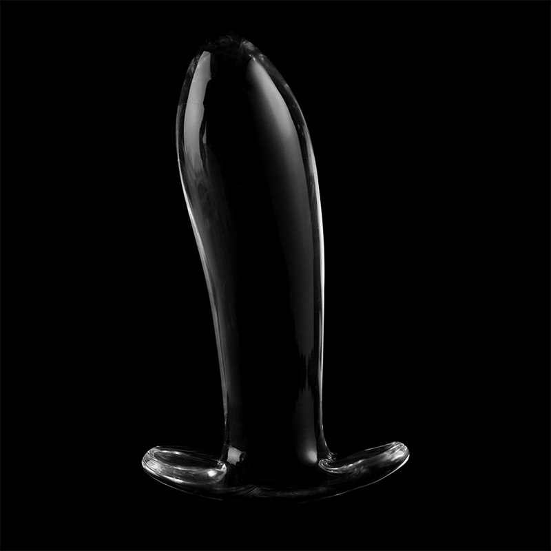 NEBULA SERIES BY IBIZA - MODEL 5 PLUG TRANSPARENT GLASS 12.5 CM -OR- 3.5 CM