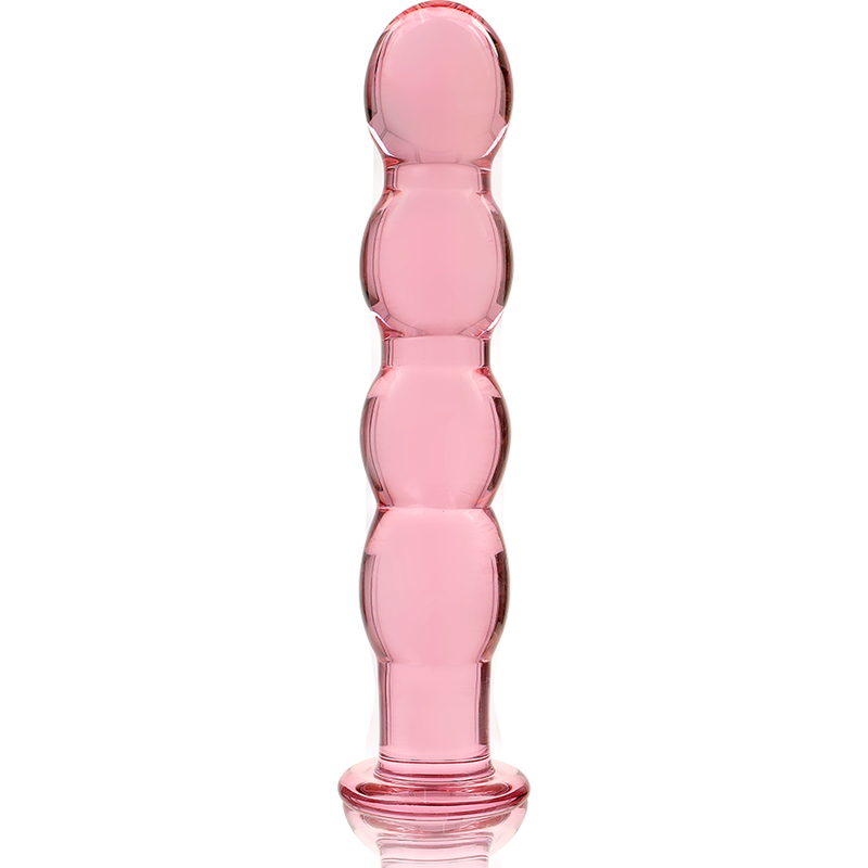 NEBULA SERIES BY IBIZA - MODÈLE 10 GODEMICHET CRISTAL ROSE 16.5 CM -O- 3.5 CM