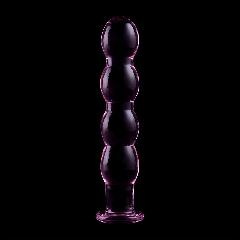 NEBULA SERIES BY IBIZA - MODÈLE 10 GODEMICHET CRISTAL ROSE 16.5 CM -O- 3.5 CM