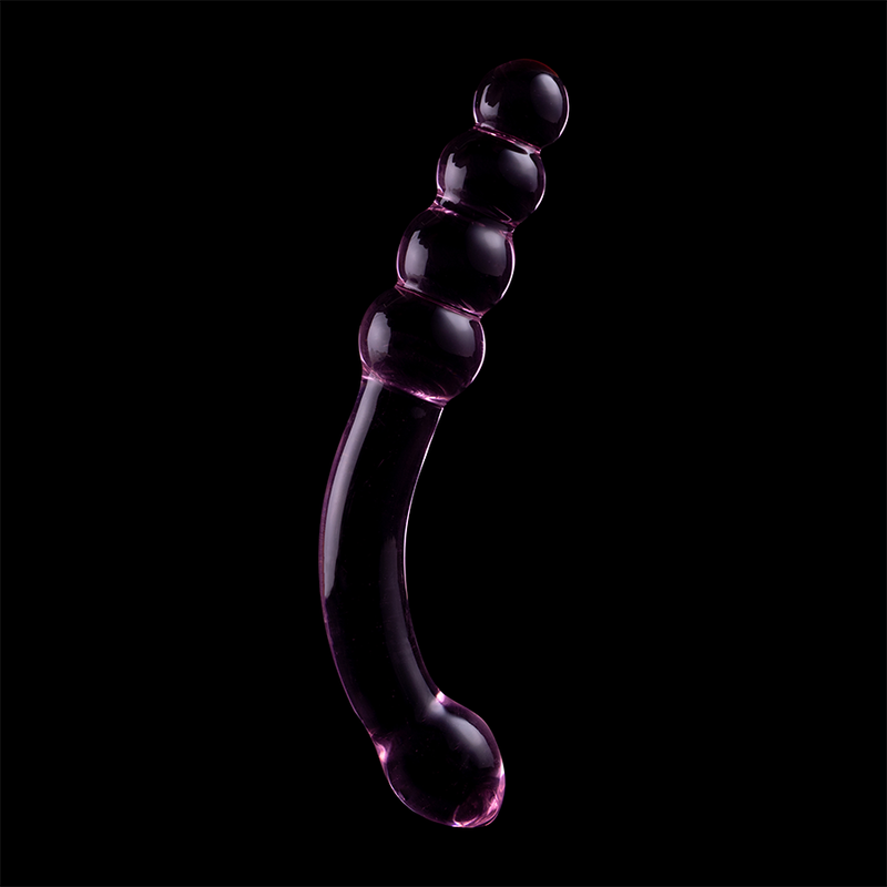 NEBULA SERIES BY IBIZA - MODÈLE 14 GODEMICHET CRISTAL ROSE 18,5 CM -Ø- 3 CM