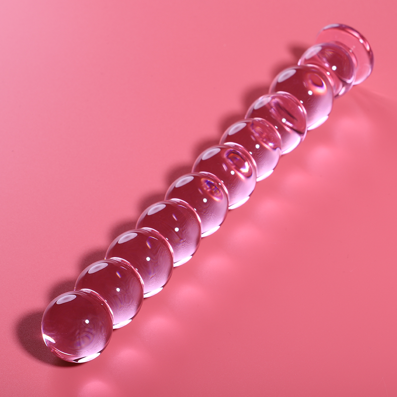 NEBULA SERIES BY IBIZA - MODELO 22 DILDO CRISTAL ROSA 21.5 CM -O- 2.5 CM