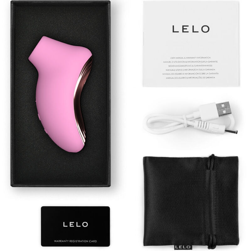 LELO - SONA 2 TRAVEL MASSEUR CLITORIDIEN SONIQUE ROSE