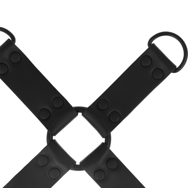 INTENSE - FETISH MULTIPLE HOOK FOR HANDS AND FOOT MADE OF VEGAN LEATHER