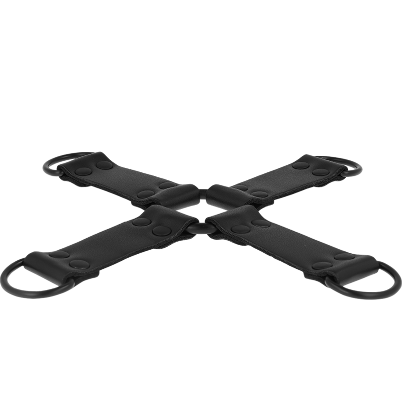 INTENSE - FETISH MULTIPLE HOOK FOR HANDS AND FOOT MADE OF VEGAN LEATHER