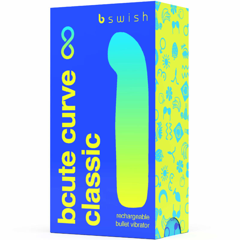 B SWISH - BCUTE CURVE INFINITE CLASSIQUE VIBRATEUR RECHARGEABLE SILICONE BLEU