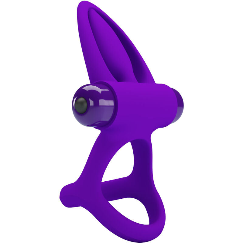 PRETTY LOVE - VIBRATING RING 10 VIBRATIONS SILICONE VIOLET