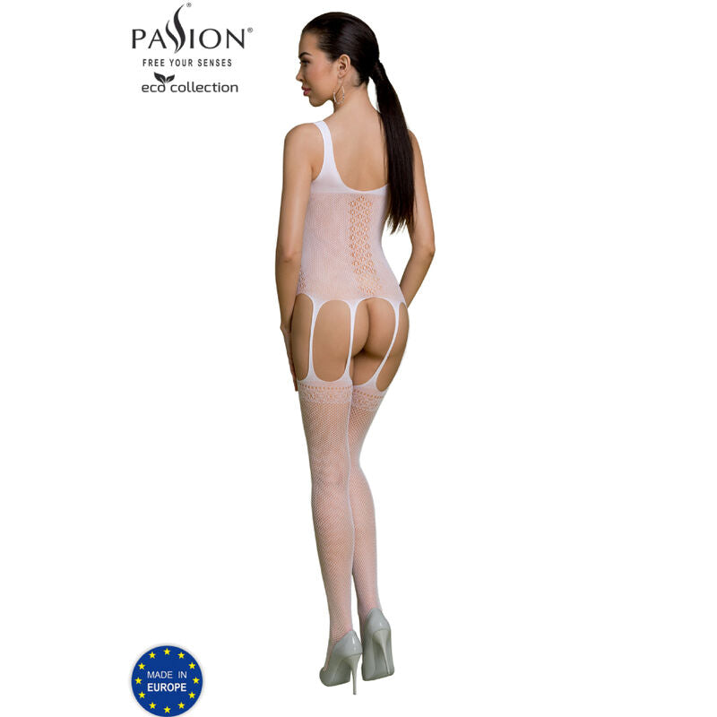 PASSION - COLLECTION ÉCOLOGIQUE BODYSTOCKING ÉCOLOGIQUE BS007 BLANC