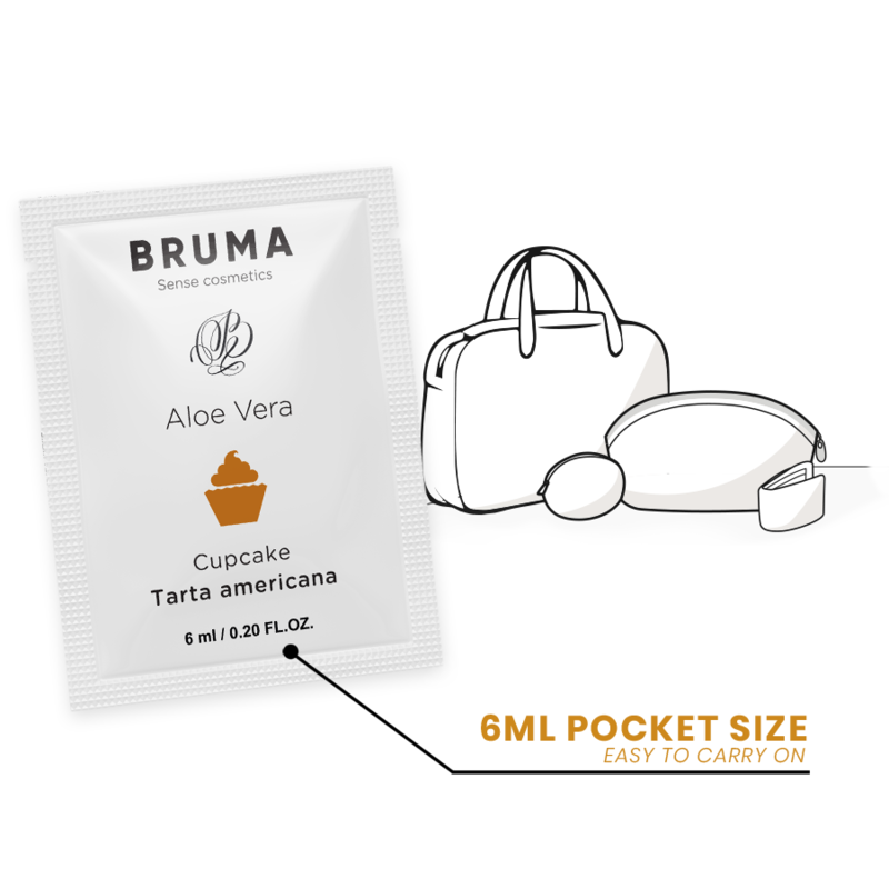BRUMA - GEL LUBRIFIANT AU VERA (6 ML) GOÛT TARTE AMÉRICAINE