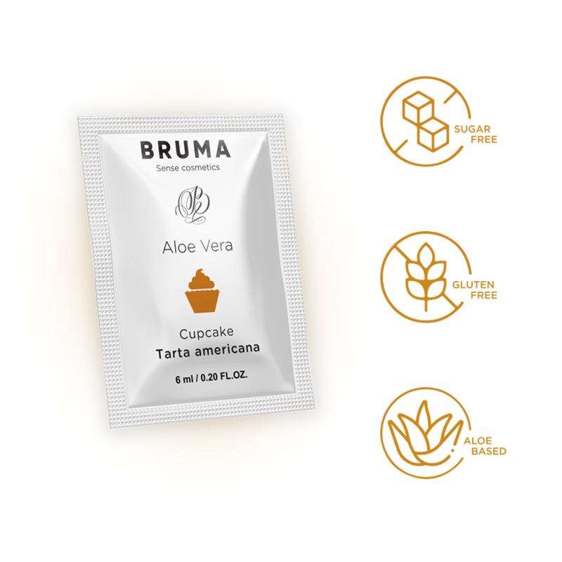 BRUMA - GEL LUBRIFIANT AU VERA (6 ML) GOÛT TARTE AMÉRICAINE