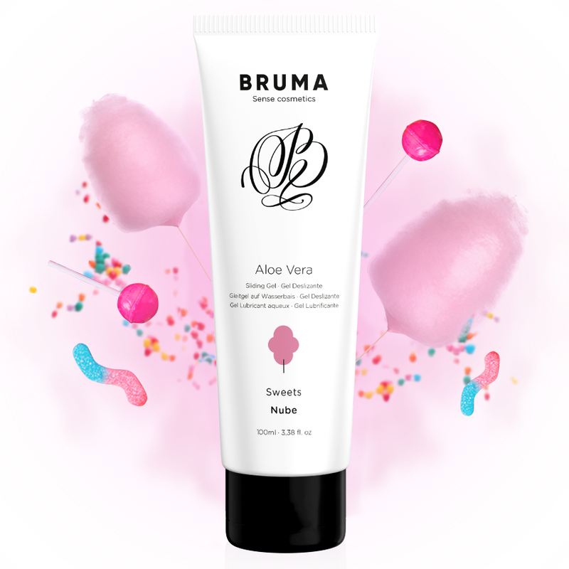 BRUME - GEL LUBRIFIANT À L'ALOE VERA SAVEUR BARBE À PAPA 100 ML