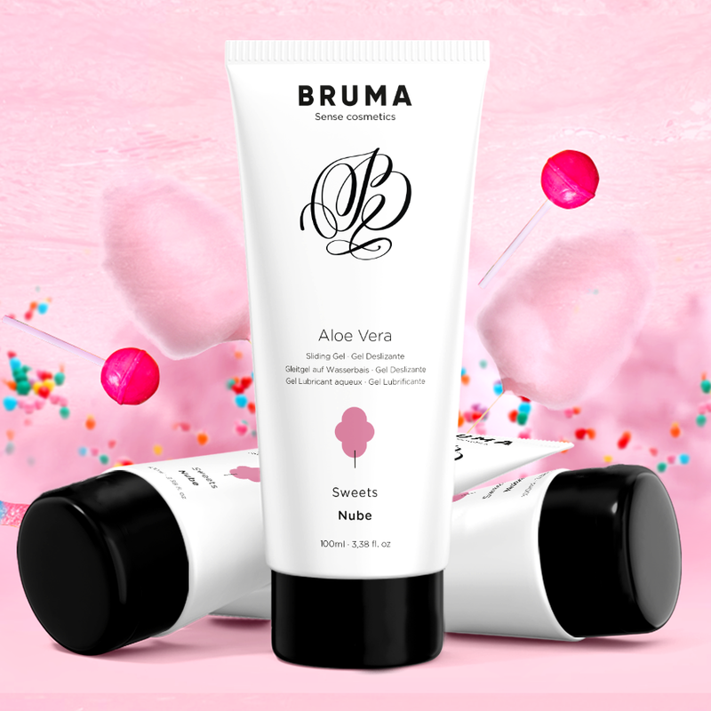 BRUME - GEL LUBRIFIANT À L'ALOE VERA SAVEUR BARBE À PAPA 100 ML