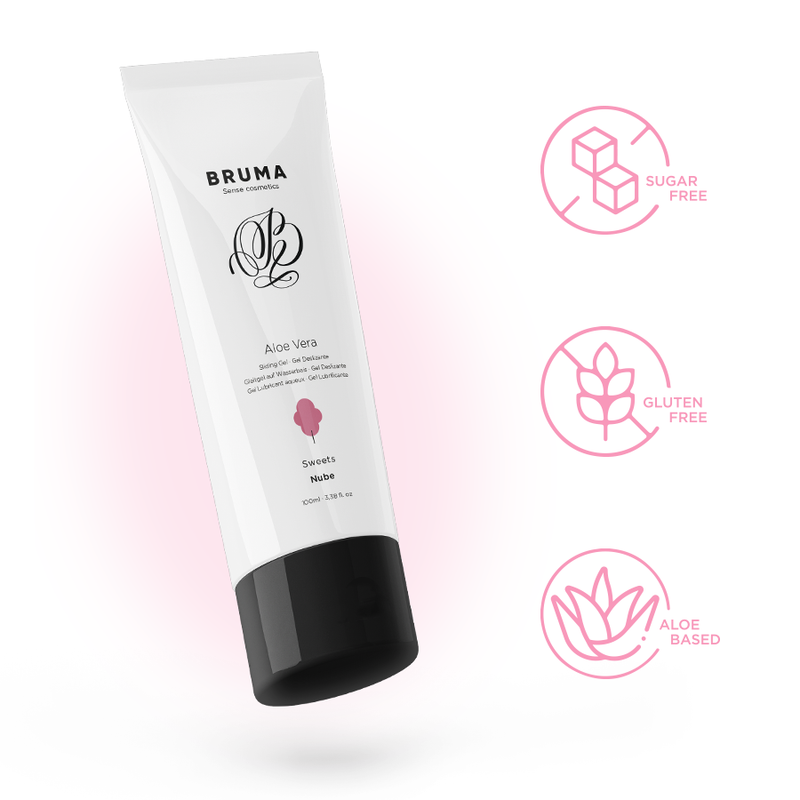 BRUME - GEL LUBRIFIANT À L'ALOE VERA SAVEUR BARBE À PAPA 100 ML