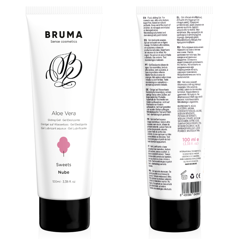 BRUME - GEL LUBRIFIANT À L'ALOE VERA SAVEUR BARBE À PAPA 100 ML